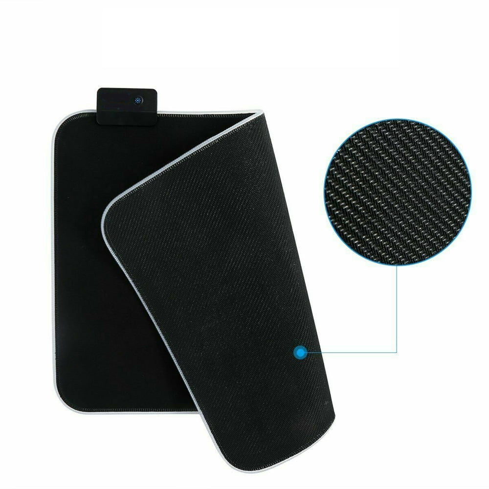 Gaming Mouse Pad RGB LED Light Color Switching for Computer Laptop Colorfull