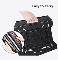 Rotatable  for 10-17" Laptops, Adjustable Height Laptop Riser for Desk, Portable Computer Stands Swivel Laptop Support with Phone Stand, Notebook Mount Holder Macbook Air Pro Lift