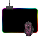 Gaming Mouse Pad RGB LED Light Color Switching for Computer Laptop Colorfull