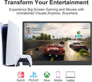 Portable Monitor 15.6-Inch FHD 1080P Ultra-Slim Travel External Monitor HDR IPS Gaming Display with Kickstand &Speakers USB-C HDMI Plug&Play，For Laptop PC Phone PS4/5 Xbox Switch