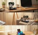 3-in-1 Foldable Wireless Charging Station – 15W Fast Charger for iPhone, Apple Watch & AirPods