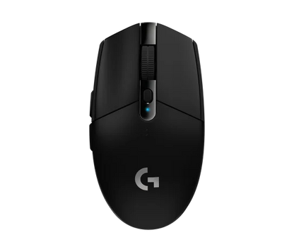 G305 LIGHTSPEED Wireless Gaming Mouse, HERO Sensor, 12,000 DPI, Lightweight, 6 Programmable Buttons, 250H Battery, On-Board Memory, Compatible with PC, Mac, Black